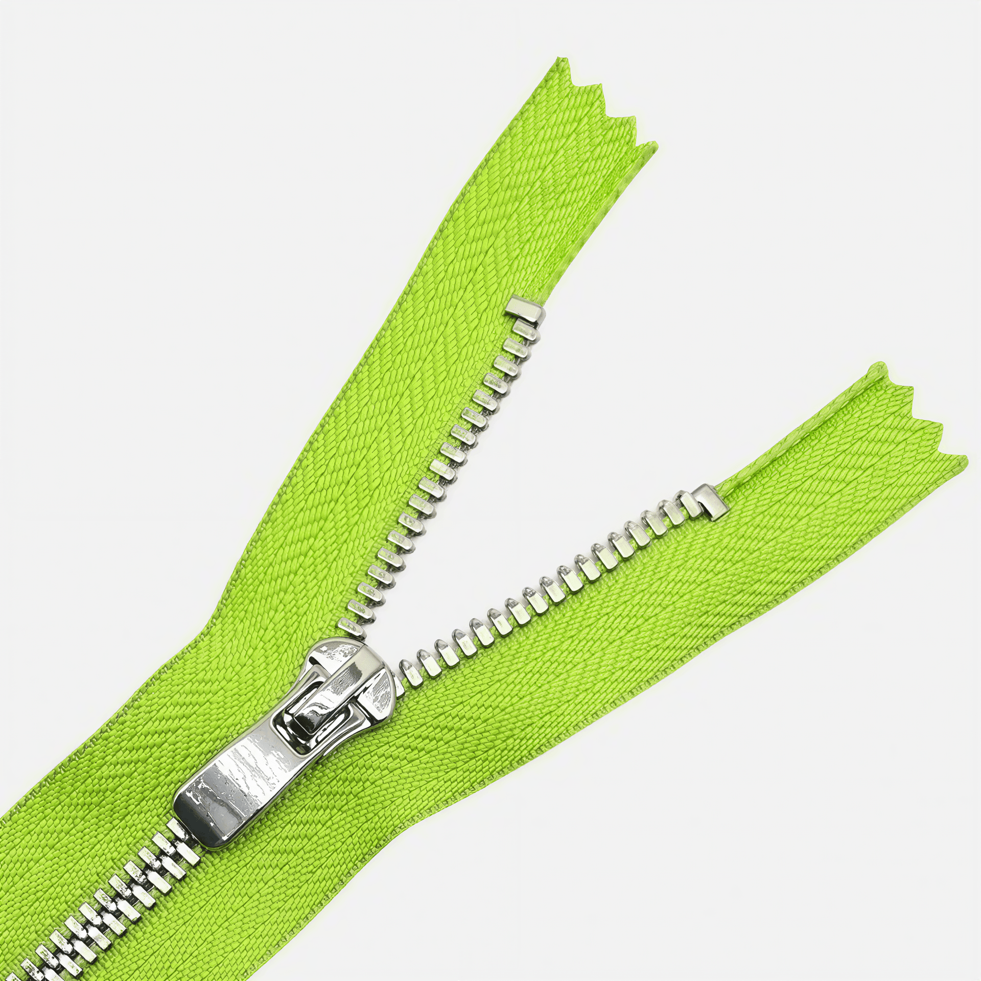 Corn-Shape Metal Zipper